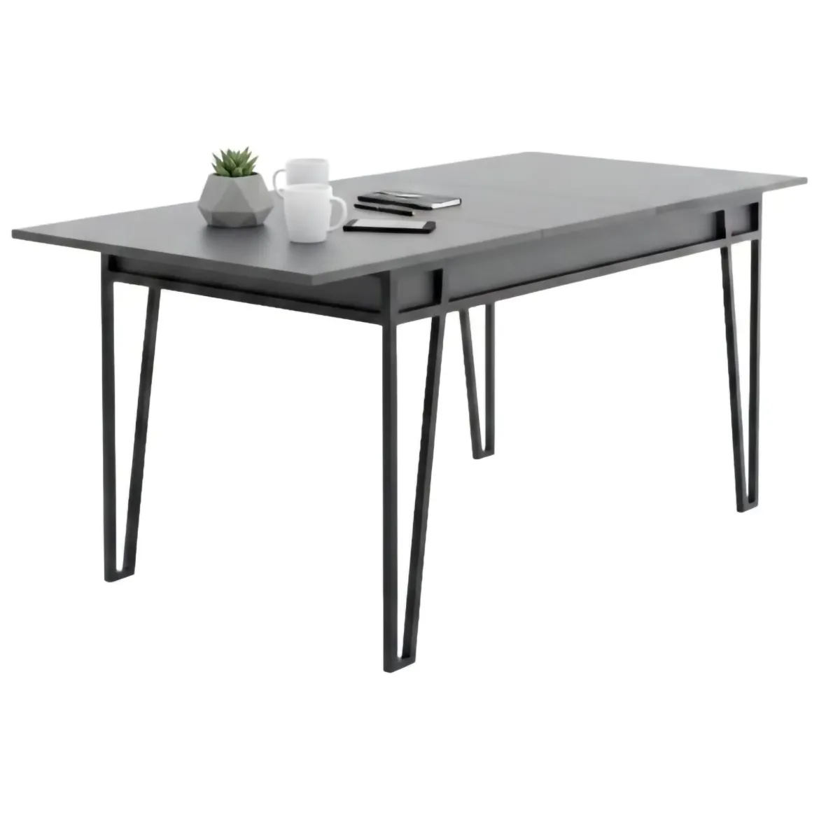 Tavolo allungabile elegante 6-8 posti 170x80cm bianco - Terralba