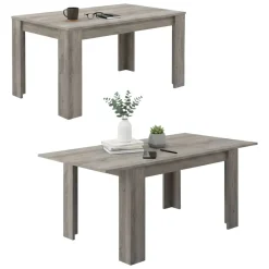 Tavolo Allungabile Grigio Rovere Grigio Allungabile Meccanismo Estensione Allunga Centrale 200x90x75h cm, Lunghezza Massima 200 cm - Marene