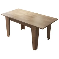Tavolo Allungabile Marrone Noce Allungabile Meccanismo Estensione Allunga Centrale 160x80x78h cm, Lunghezza Massima 160 cm - Pizzoli