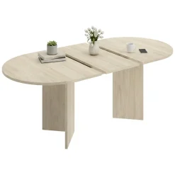 Tavolo Allungabile Marrone Rovere 6 Posti Allungabile 90x140x76h cm, - Espanola