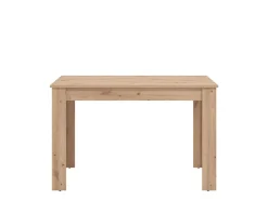Tavolo Allungabile Marrone Rovere Nodi 8 Posti Allungabile 120x80x76h cm, - Marudo