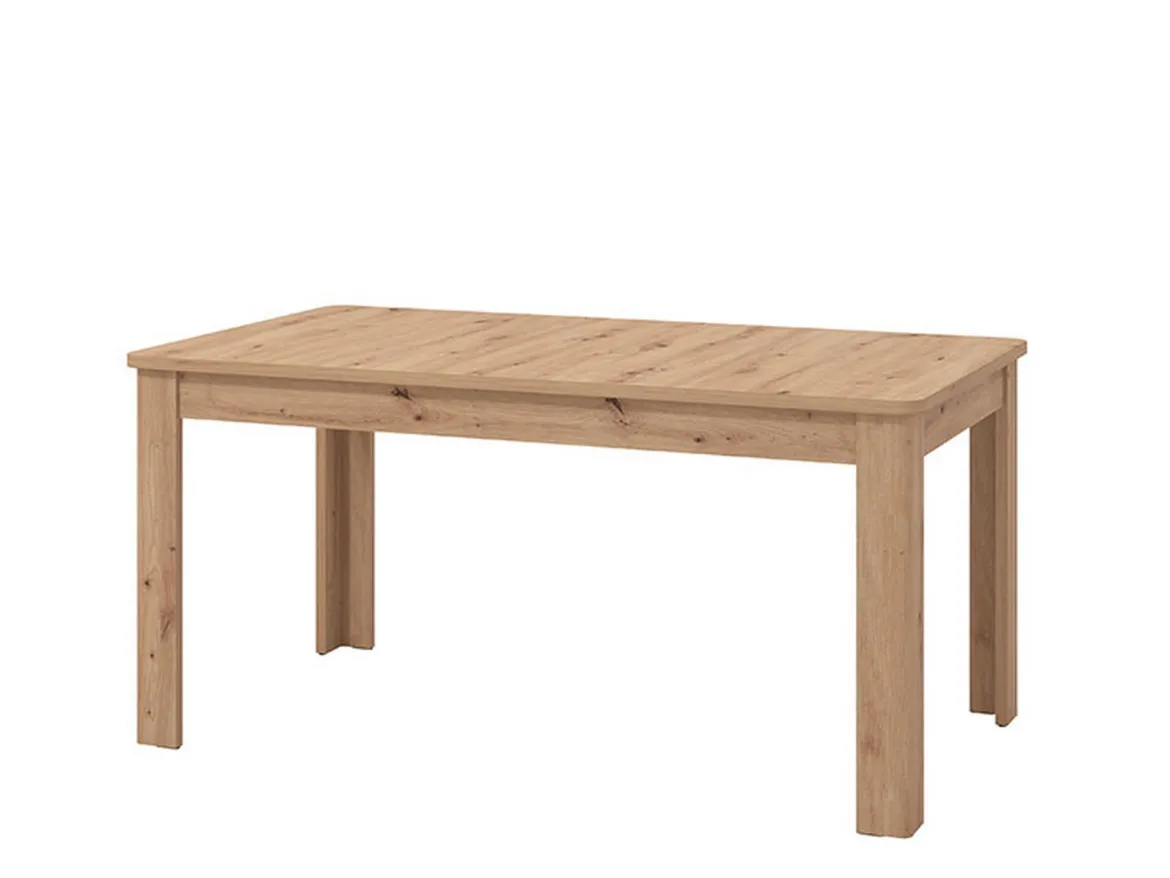 Tavolo Allungabile Marrone Rovere Nodi 8 Posti Allungabile 160x90.5x76.5h cm, - Colosimi