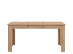 Tavolo Allungabile Marrone Rovere Nodi 8 Posti Allungabile 160x90.5x76.5h cm, - Colosimi