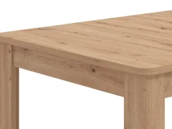 Tavolo Allungabile Marrone Rovere Nodi 8 Posti Allungabile 160x90.5x76.5h cm, - Colosimi