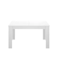 Tavolo allungabile moderno 6-8 posti 140/190x90cm rovere e bianco - Abudula
