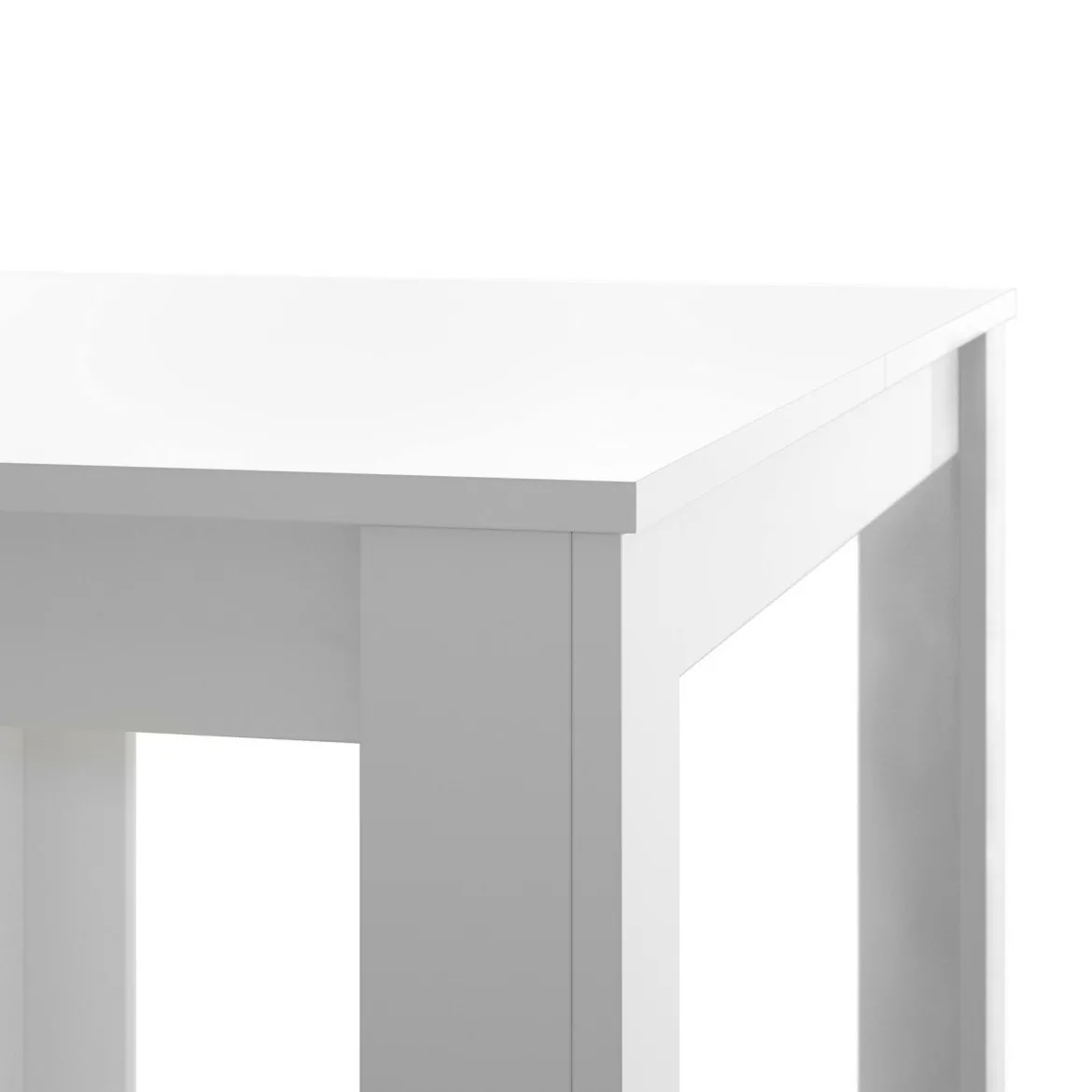 Tavolo allungabile moderno 6-8 posti 140/190x90cm rovere e bianco - Abudula