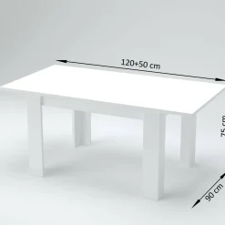 Tavolo allungabile 6-8 posti 120/170x90cm cemento - Avatar