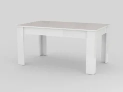 Tavolo allungabile 6-8 posti 120/170x90cm cemento - Avatar