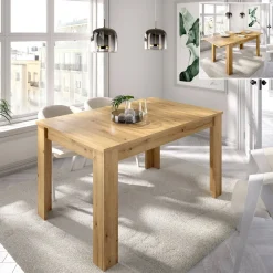 Tavolo allungabile 6-8 posti 140/190x90cm rovere - Dencio