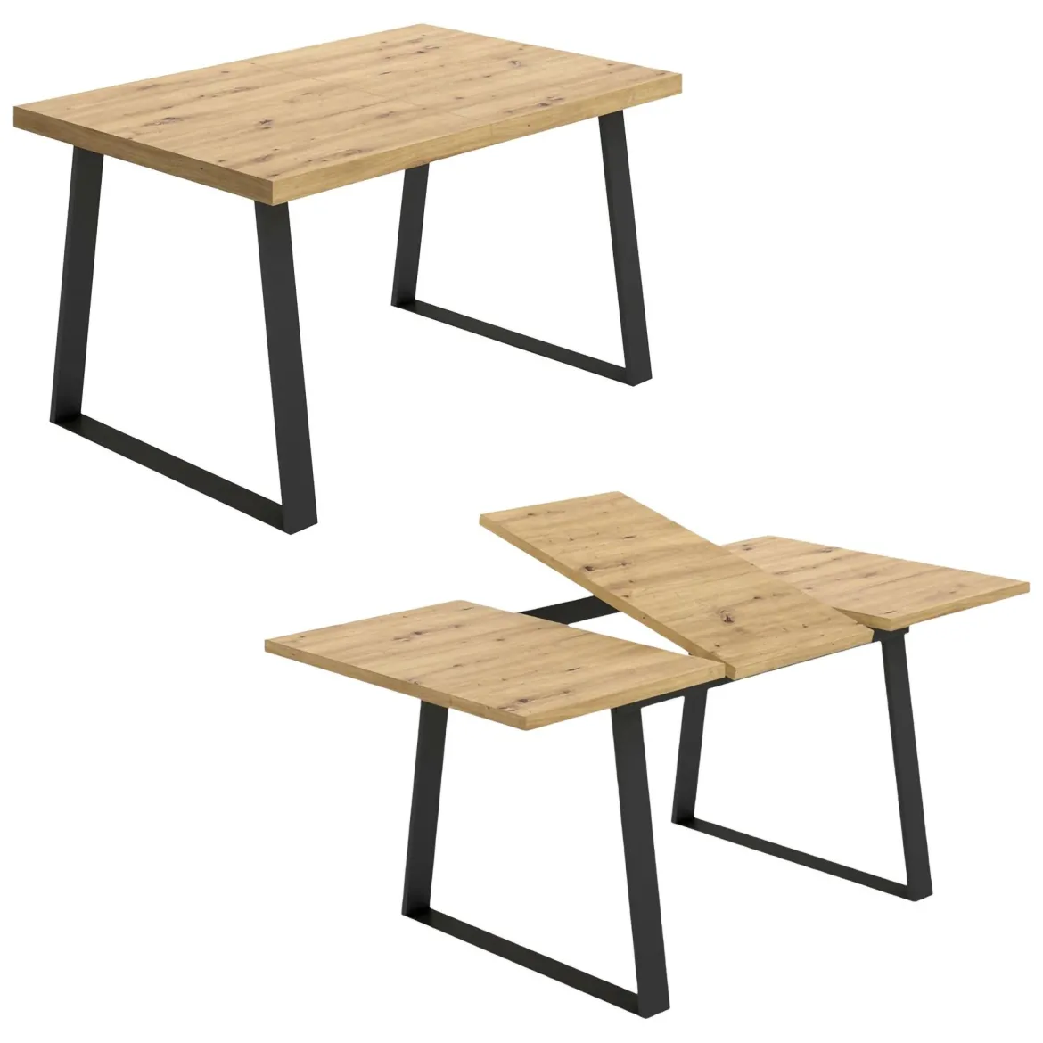 Tavolo allungabile 6-8 posti 160x90cm legno - Aryal