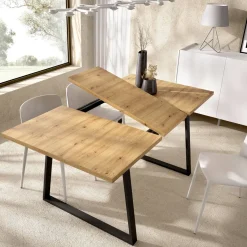 Tavolo allungabile 6-8 posti 160x90cm legno - Aryal