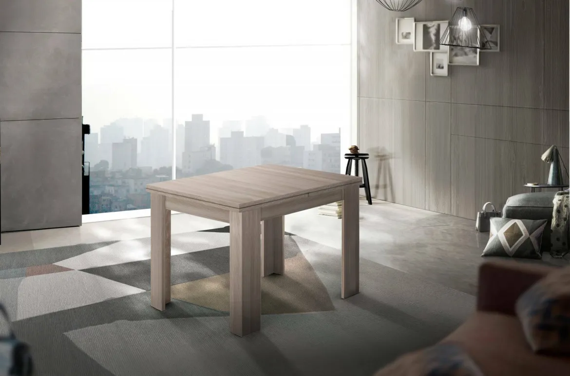 Tavolo allungabile 8-10 posti 137x90cm acacia - Takumi