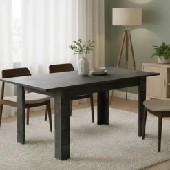 Tavolo allungabile 8-10 posti 137x90cm ardesia - Takumi
