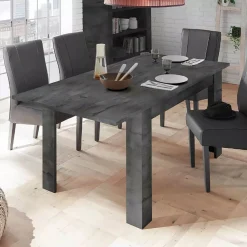 Tavolo allungabile 8-10 posti 137x90cm bianco lucido - Takumi