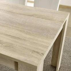 Tavolo allungabile 8-10 posti 140/190x90cm ardesia - Arizon