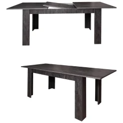 Tavolo allungabile 8-10 posti 160/220x88cm grigio - Artino