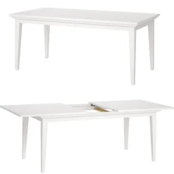 Tavolo allungabile 8-12 posti 180x95cm bianco - Arvier