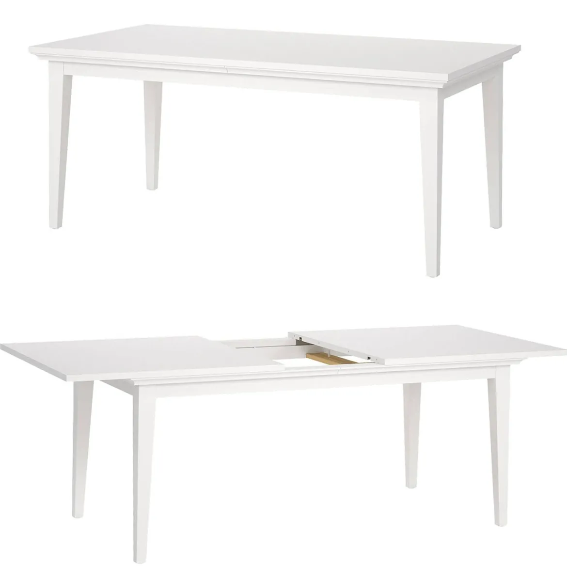Tavolo allungabile 8-12 posti 180x95cm bianco - Arvier