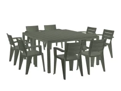 Tavolo da esterno Campana, 292x86 h74 cm, Verde