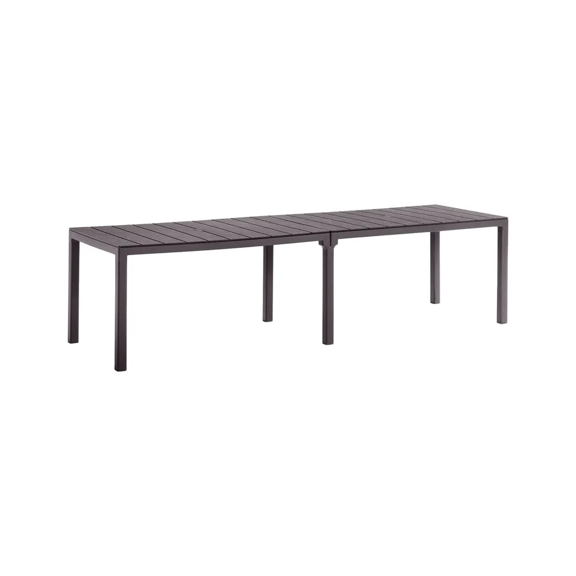 Tavolo da Esterno Marrone 12 Posti Meccanismo Estensione Multiposizione 292x86x74h cm, Impermeabile - Campana