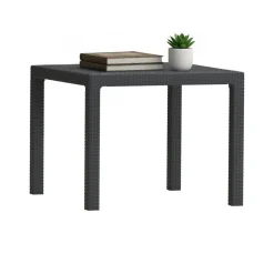 Tavolo da esterno 4 posti 95x95cm antracite - Terrace