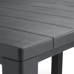 Tavolo da esterno 6 posti 147x90cm antracite - Listowel