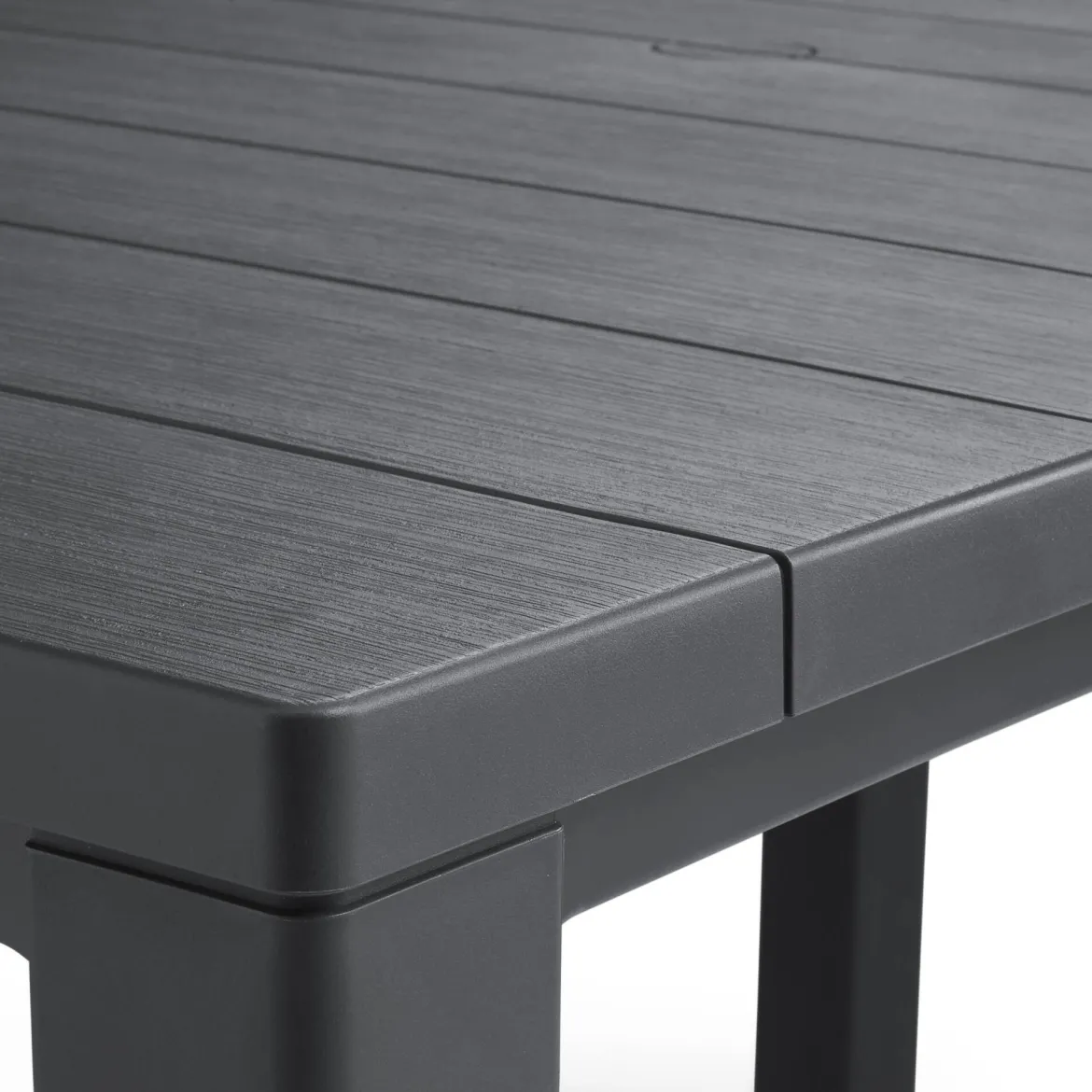 Tavolo da esterno 6 posti 147x90cm antracite - Listowel