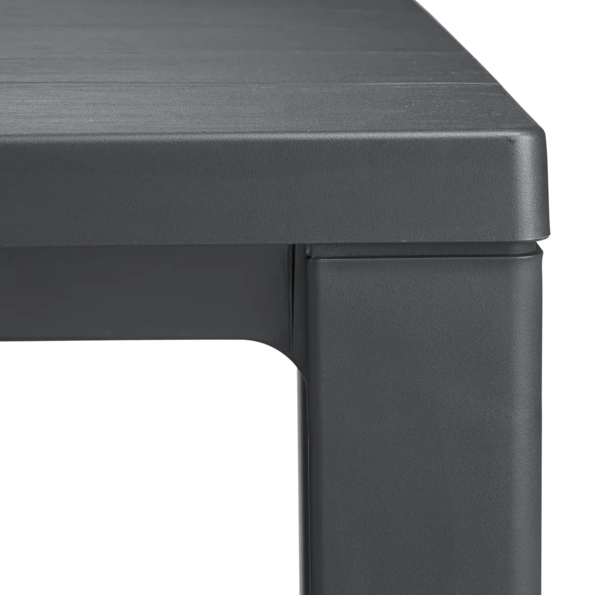 Tavolo da esterno 6 posti 147x90cm antracite - Listowel