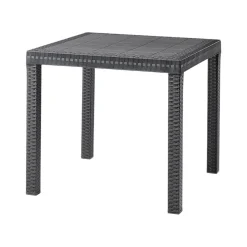 Tavolo da esterno 6 posti 80x80cm antracite - Acqua