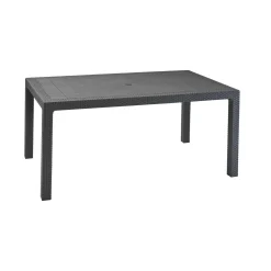 Tavolo da esterno 6 posti 94x160cm antracite - Pickering
