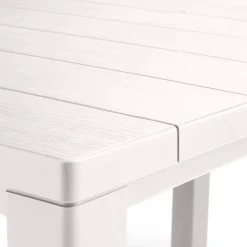 Tavolo da esterno 6 posti 147x90cm bianco - Listowel