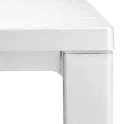 Tavolo da esterno 6 posti 147x90cm bianco - Listowel