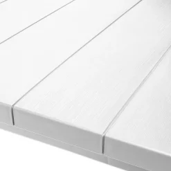 Tavolo da esterno 6 posti 147x90cm bianco - Listowel