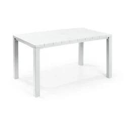 Tavolo da esterno 6 posti 147x90cm bianco - Listowel