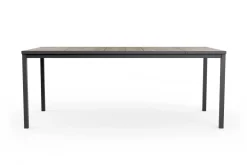 Tavolo da esterno 8 posti 200x95cm rovere e antracite - Sarnia
