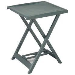 Tavolo da Esterno Verde 2 Posti Tavolo Tavolo da Esterno Fisso 60x47x65h cm, Lunghezza Massima 50 cm Made in Italy - Ohatchee