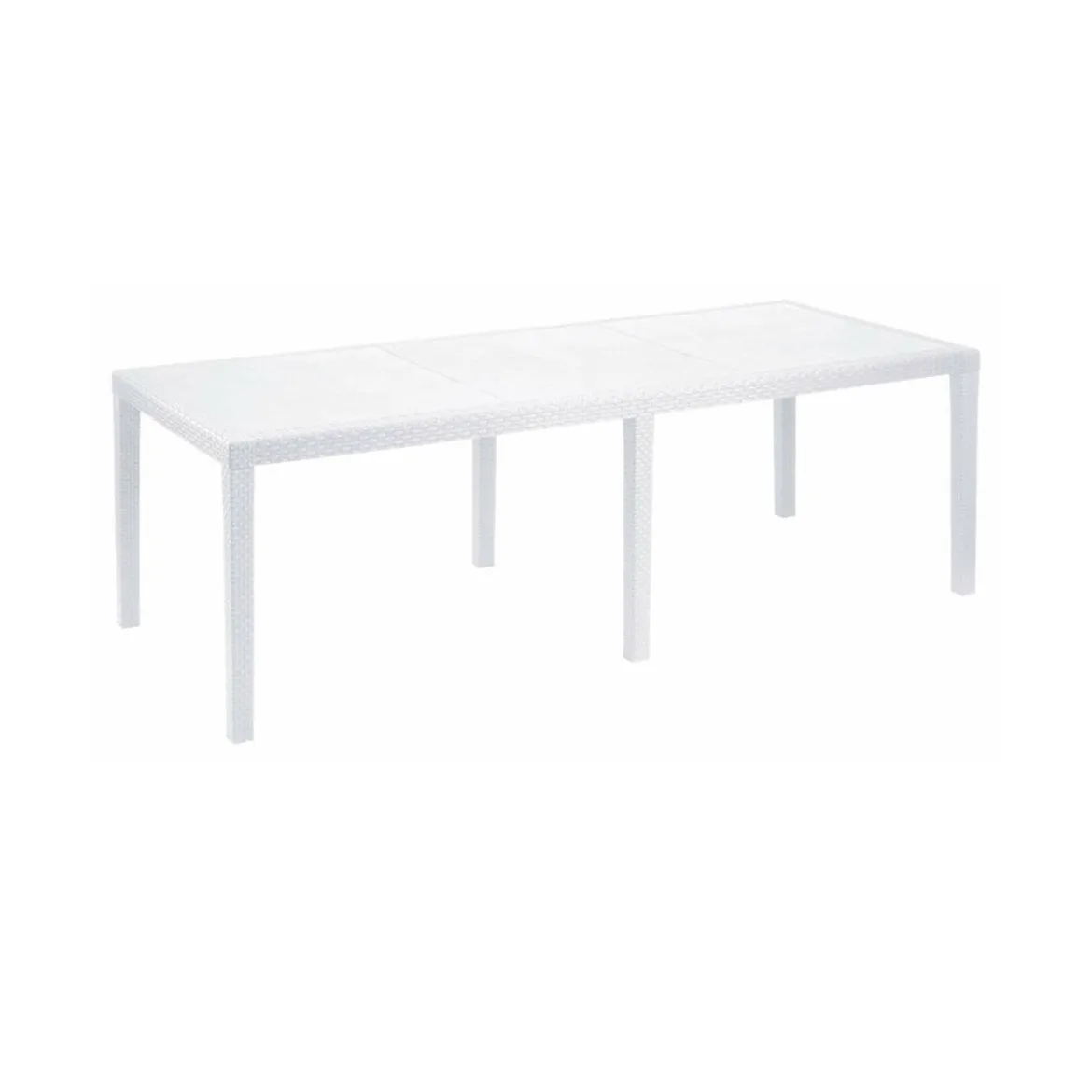 Tavolo da giardino allungabile 8-10 posti 150/220x90cm marrone - Abbaviva