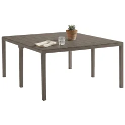 Tavolo da giardino allungabile 8-12 posti 146/292x86cm tortora - Campana