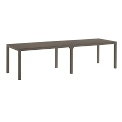 Tavolo da giardino allungabile 8-12 posti 146/292x86cm tortora - Campana