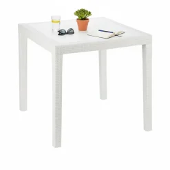 Tavolo da giardino 4 posti 79x79cm bianco - Angelico