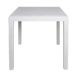 Tavolo da giardino 4 posti 79x79cm bianco - Angelico