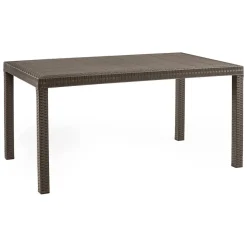 Tavolo da giardino 10 posti 150x90cm marrone - Adila