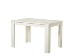 Tavolo Fisso Bianco 6 Posti Forma Rettangolare 120x80x74.5h cm, Materiale Piano in Legno Nobilitato - Uscio