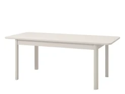 Tavolo Fisso Bianco 6 Posti Forma Rettangolare 160x90.5x76.5h cm, Materiale Piano in Legno Nobilitato - Tonara