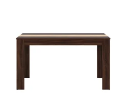 Tavolo Fisso Marrone Noce Marrone Rovere 6 Posti Forma Rettangolare 135x80.5x74.5h cm, Colore Ripiano Marrone - Simala