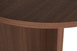 Tavolo Fisso Marrone Noce 6 Posti Forma Ovale 180x89.5x75h cm, Peso Supportato 70 kg - Monterano
