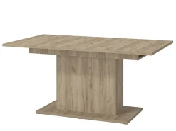 Tavolo Fisso Marrone Noce 6 Posti Forma Rettangolare 160x91.5x76h cm, Materiale Piano in Legno Nobilitato - Siano