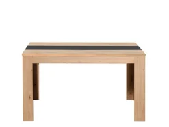 Tavolo Fisso Marrone Rovere Nodi 2 Posti Forma Rettangolare 120x50x105h cm, Materiale Piano in Legno Nobilitato - Sedriano