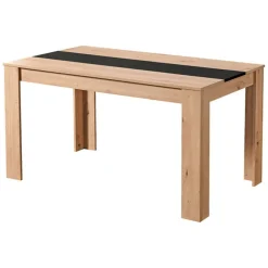 Tavolo Fisso Marrone Rovere Nodi 2 Posti Forma Rettangolare 120x50x105h cm, Materiale Piano in Legno Nobilitato - Sedriano