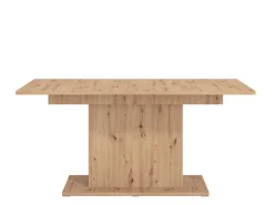 Tavolo Fisso Marrone Rovere Nodi 6 Posti Forma Rettangolare 160x91.5x76h cm, Materiale Piano in Legno Nobilitato - Siano